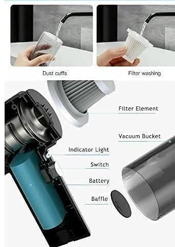 DustBlow Pro – Portable Air Duster & Wireless Vacuum Cleaner ✨