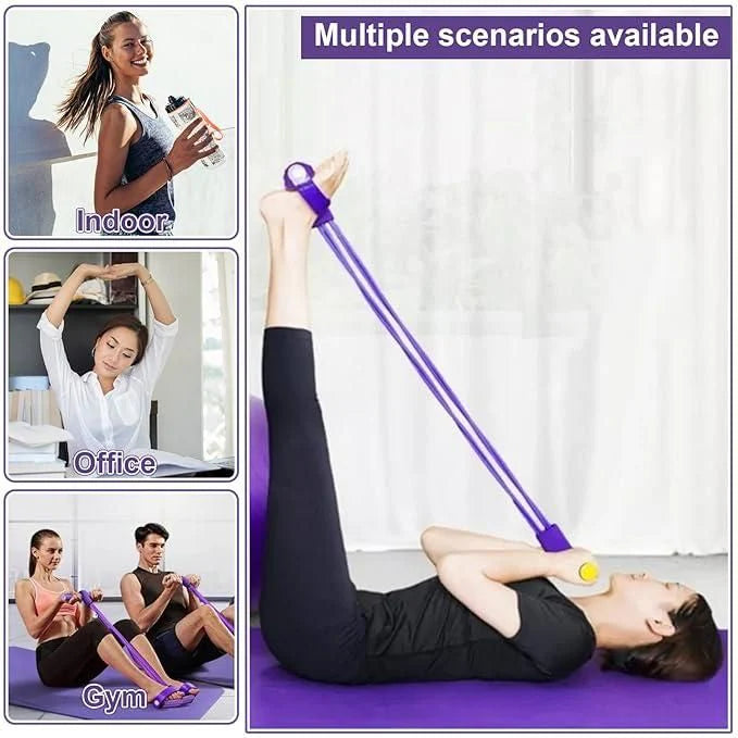 🧘 Yoga Pedal Puller Resistance Band Fitness Equipment