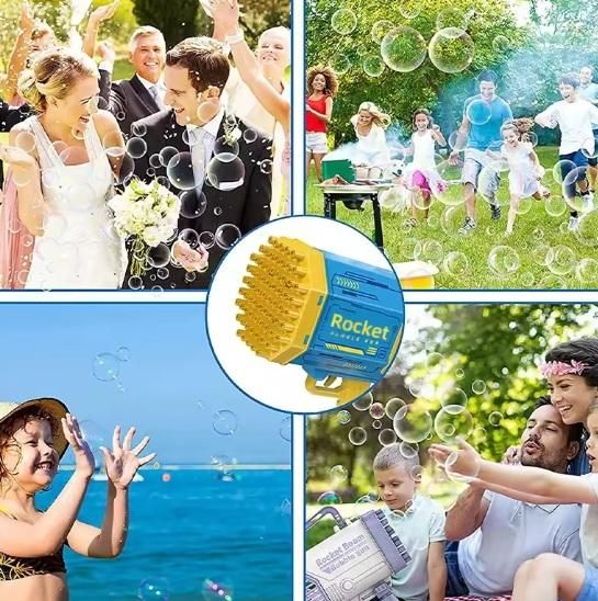 🔫 BubbleJoy Machine - Automatic Bubble Blower Toy Machine 🎉