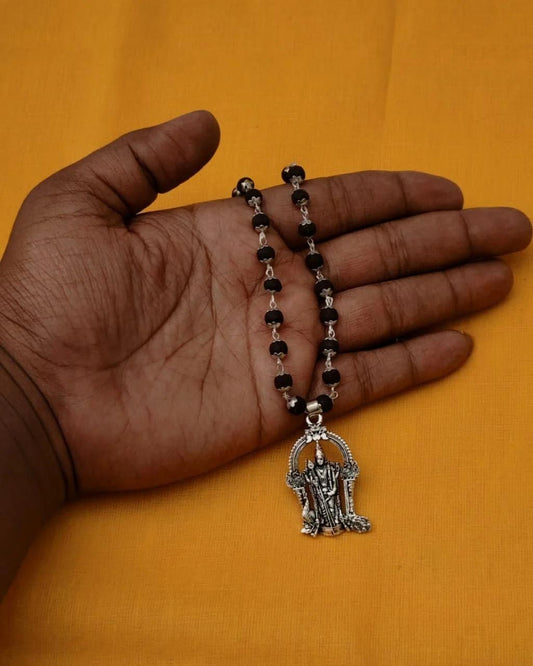 Karungali Mala With Murgan Locket