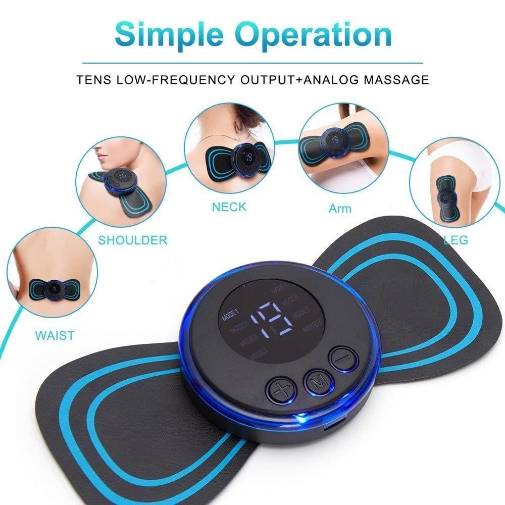 Pulse Relax – 8-Mode 19-Level Rechargeable Mini Massager 🦋