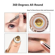 Eyebrow & Face LED Trimmer – Gentle & Portable 👩🦰
