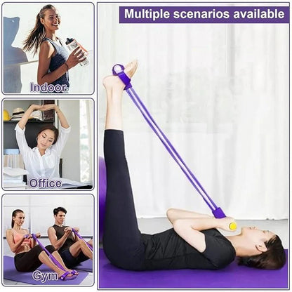 🧘 Yoga Pedal Puller Resistance Band Fitness Equipment