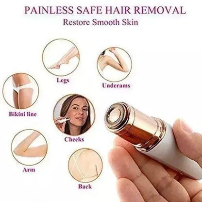 Eyebrow & Face LED Trimmer – Gentle & Portable 👩‍🦰