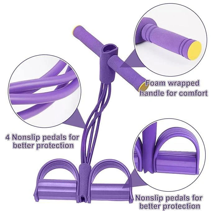 🧘 Yoga Pedal Puller Resistance Band Fitness Equipment