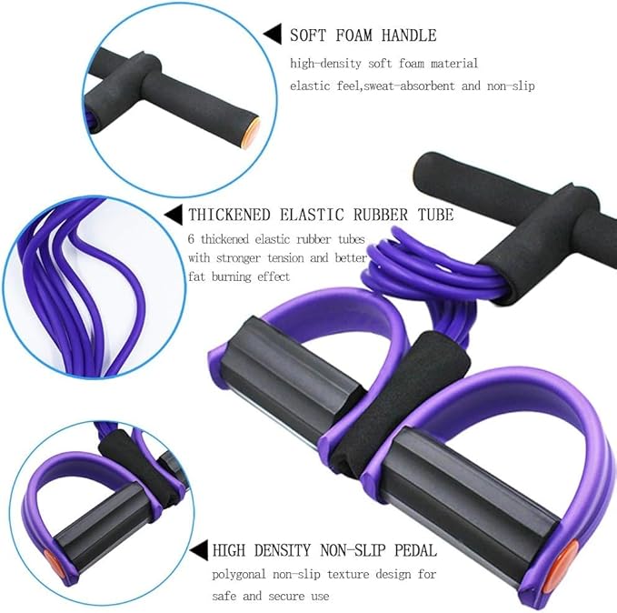 🧘 Yoga Pedal Puller Resistance Band Fitness Equipment