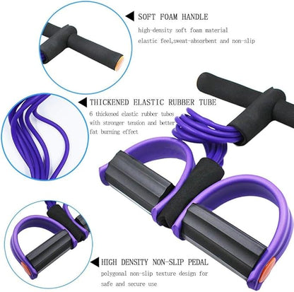 🧘 Yoga Pedal Puller Resistance Band Fitness Equipment