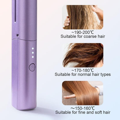 Meneflix – Mini Cordless Hair Straightener & Hot Comb 💇‍♀️