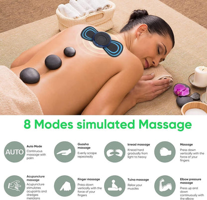 Pulse Relax – 8-Mode 19-Level Rechargeable Mini Massager 🦋