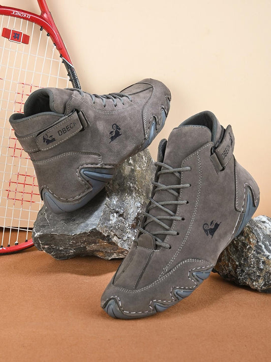 BOLLERO Casual Sneakers For Men's (Grey) 👟