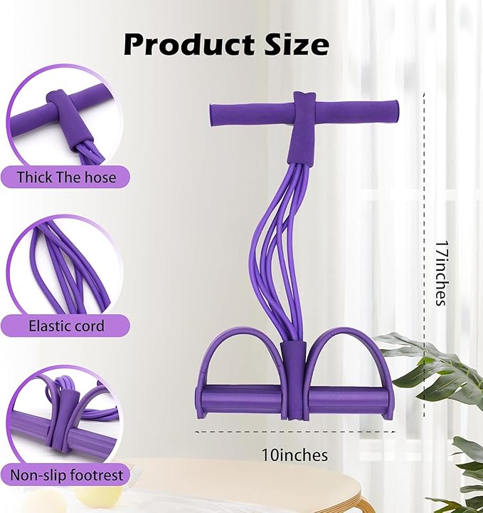 🧘 Yoga Pedal Puller Resistance Band Fitness Equipment