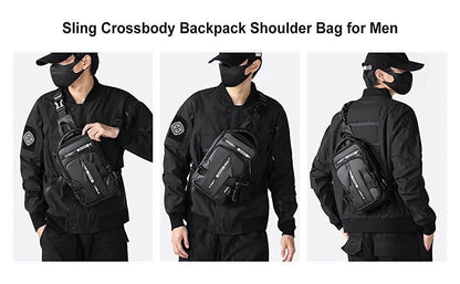 Sling Bag with USB Charging Port 🎒