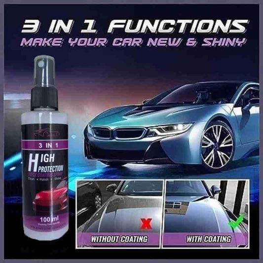 3 in 1 Car Ceramic Coating Spray, Car Wax Polish Spray (Pack of 2) 🚗