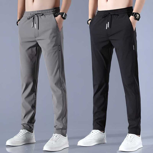 FlexiFit Men’s Lycra Track Pants (Pack of 2) ✨